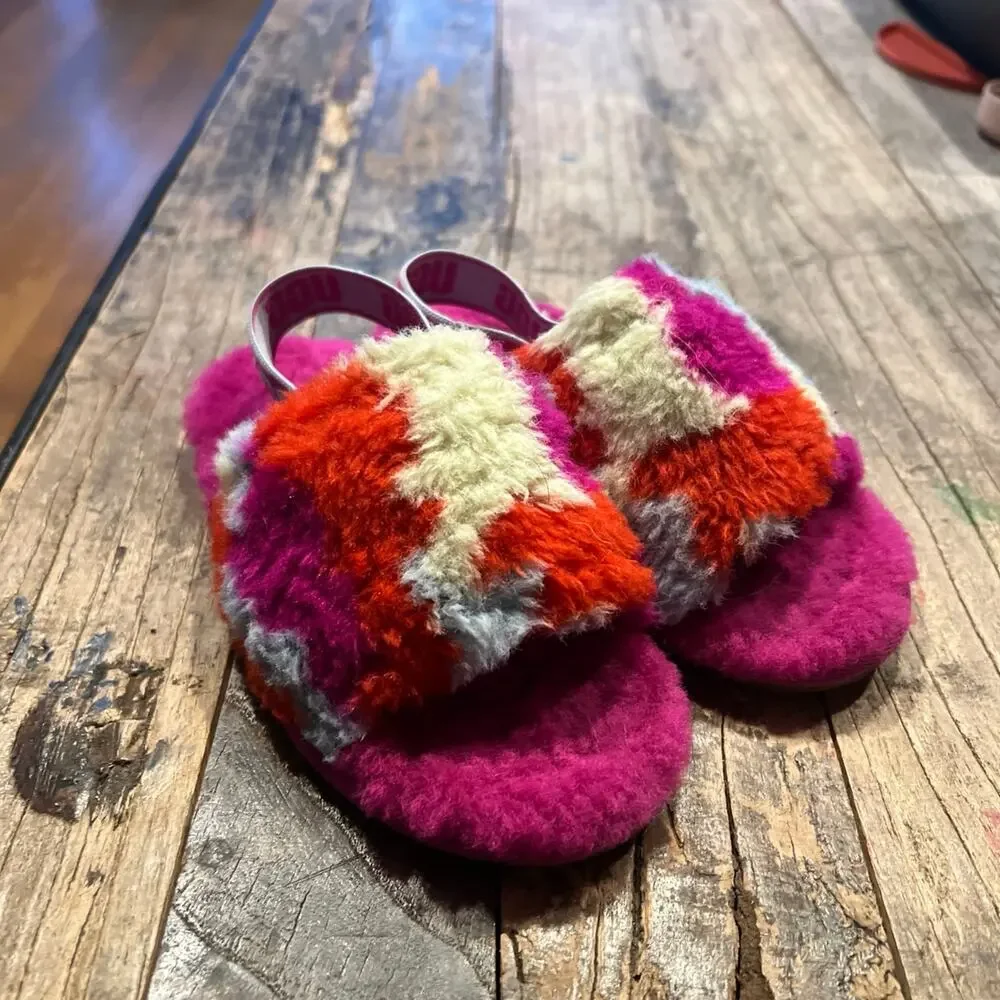 UGG‎ kids Fluff Yeah Camopop girls size 12